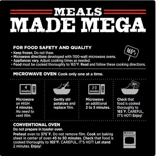 Nashville Hot Fried Chicken Frozen Meal, 13 oz, Pack of 8 H869