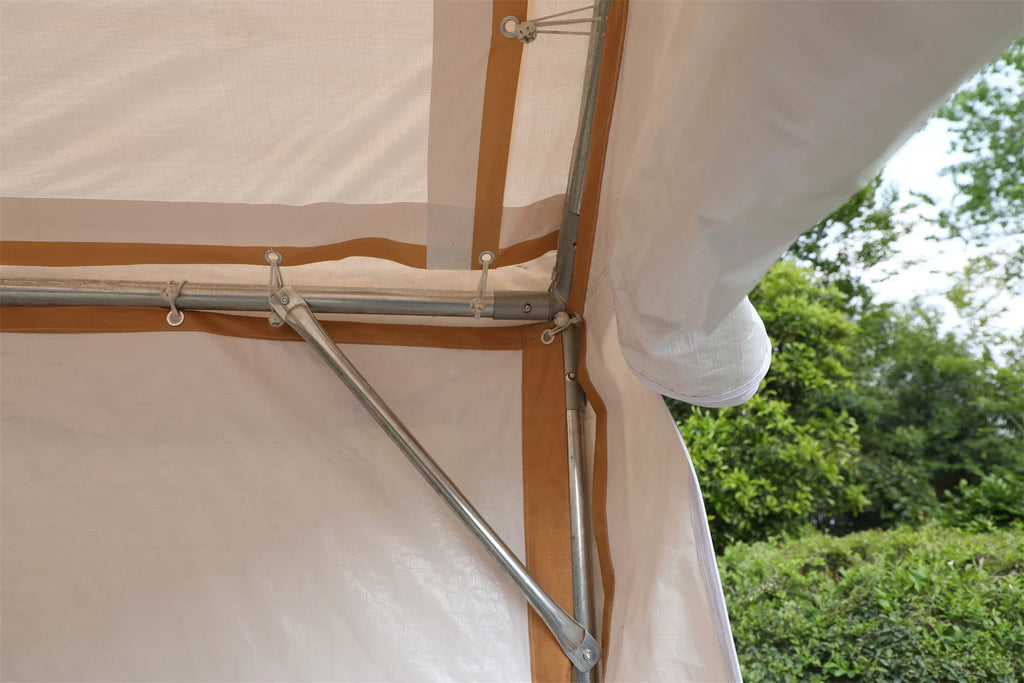Heavy Duty Car Canopy Galvanized Car Boat Shelter with Removable Sidewalls and Doors R912