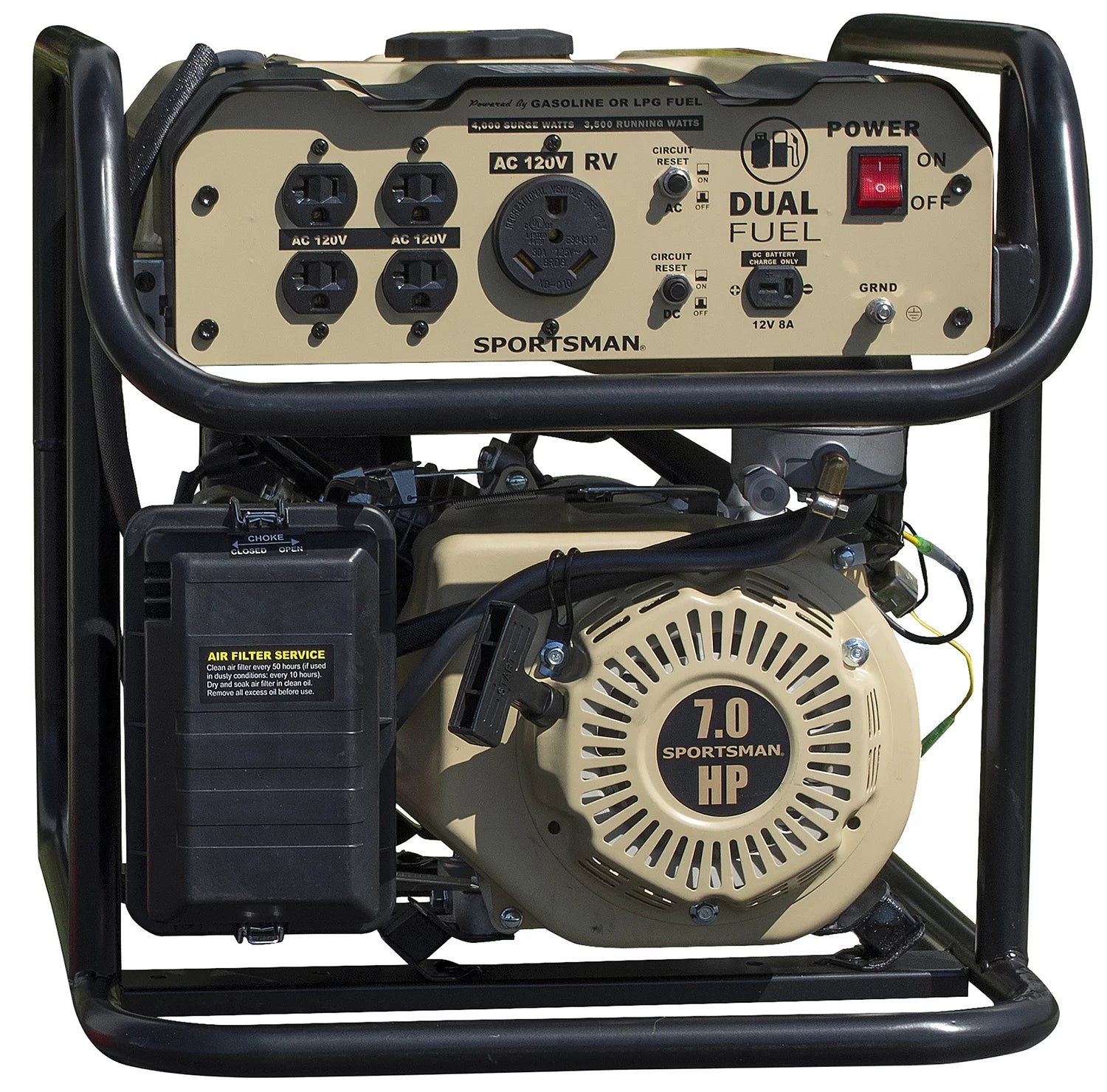 4000 Watt Dual Fuel Generator Y293
