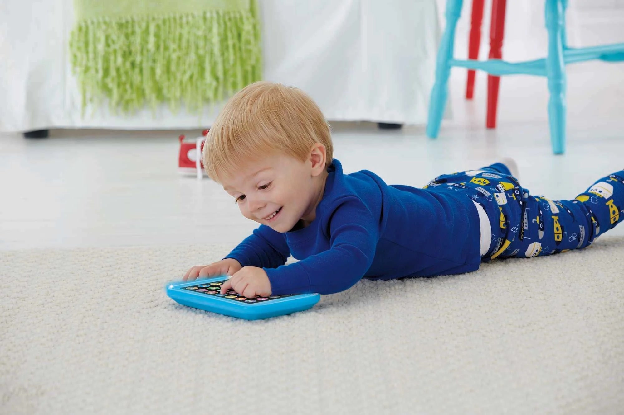 Pretend Tablet Learning Toy with Lights and Music for Baby and Toddler Q1842
