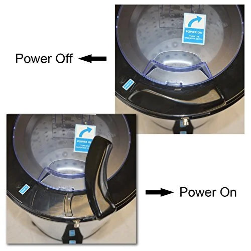 Spin Dryer for Swimsuits and Laundry, Water Extractor, Gray L593169
