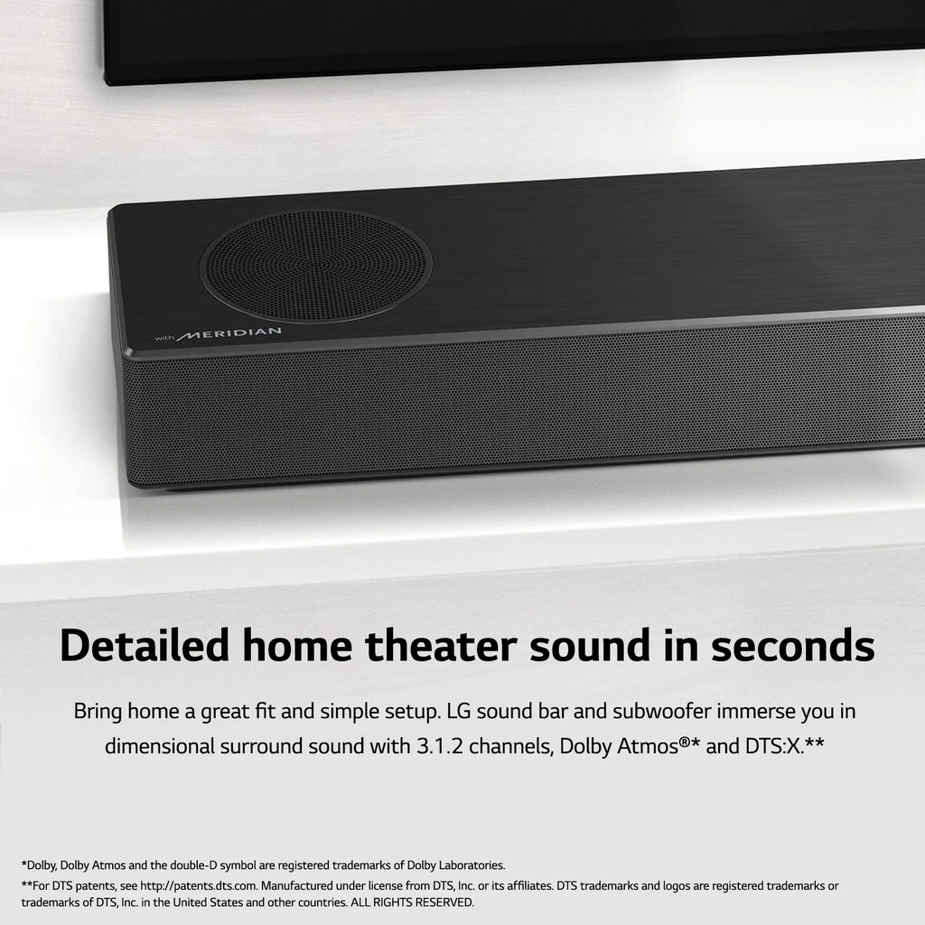 3.1.2 Channel Soundbar with Dolby Atmos and 4K Pass-Through C973591