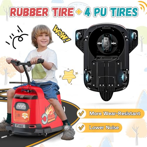 24V Kids Ride-On Car, 180W Brushless Motor, Max 5Mph, Red V9501