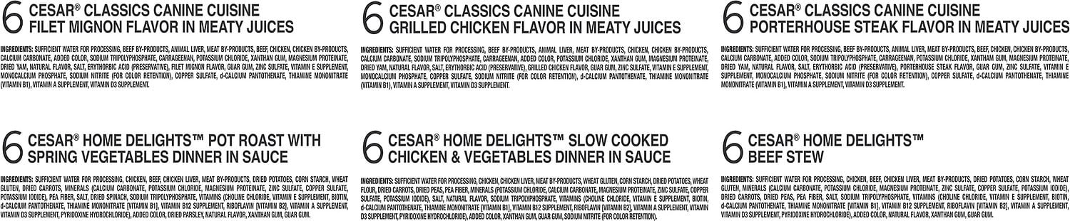 Wet Dog Food Variety Pack, 3.5 oz, 40 Ct W258