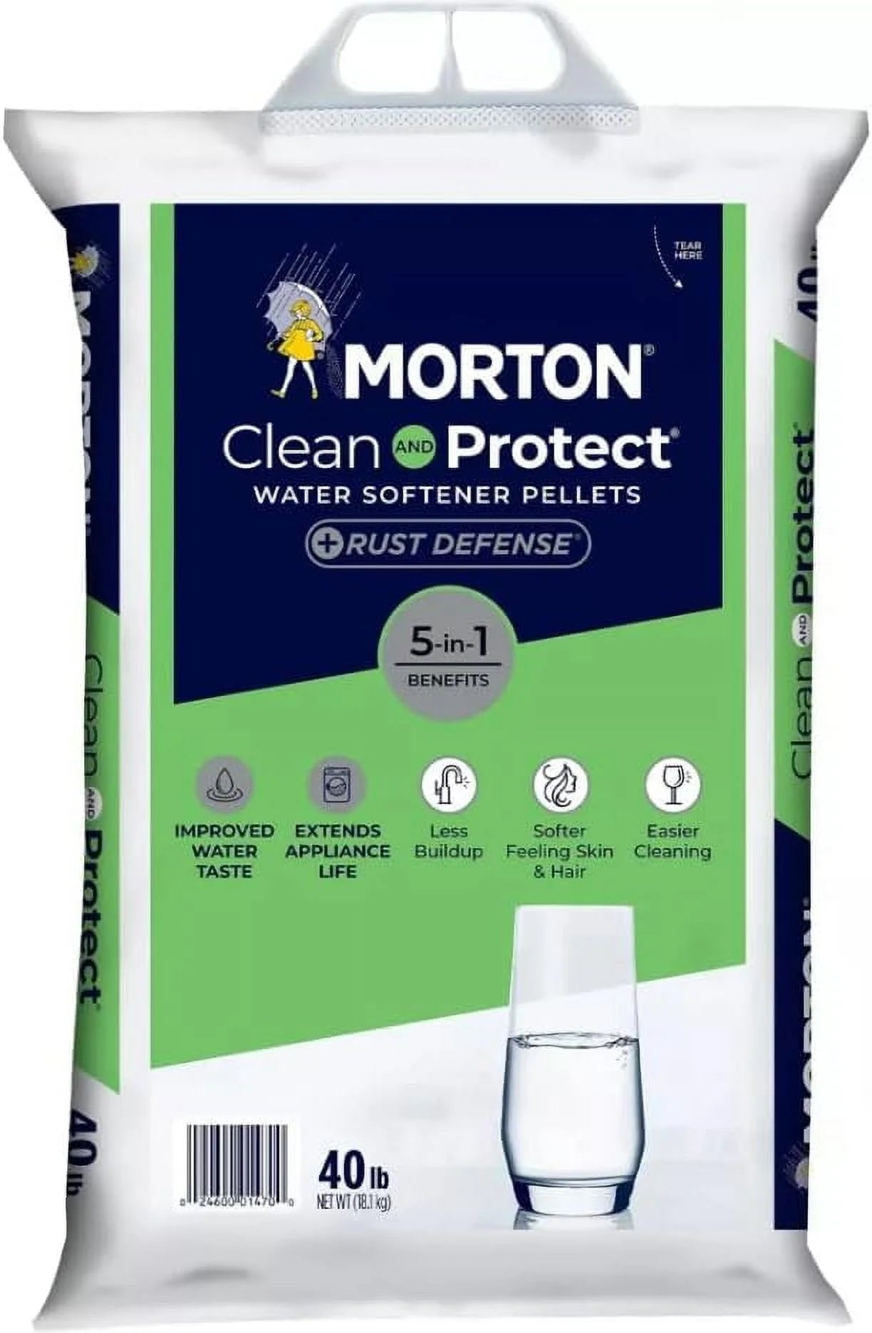Salt Water Softener Pellets, 40 lb (2 pack) C758