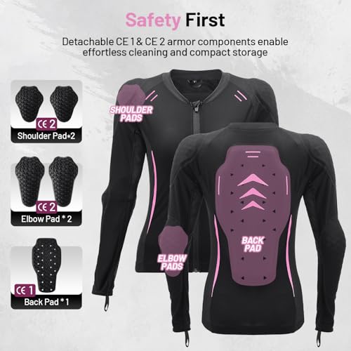 Women's CE Certified Motorcycle Riding Shirt U417278