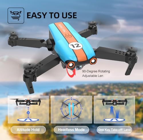 Drone with 4K Camera for Adults, Foldable FPV Quadcopter, 26 Mins Flight Time G1529