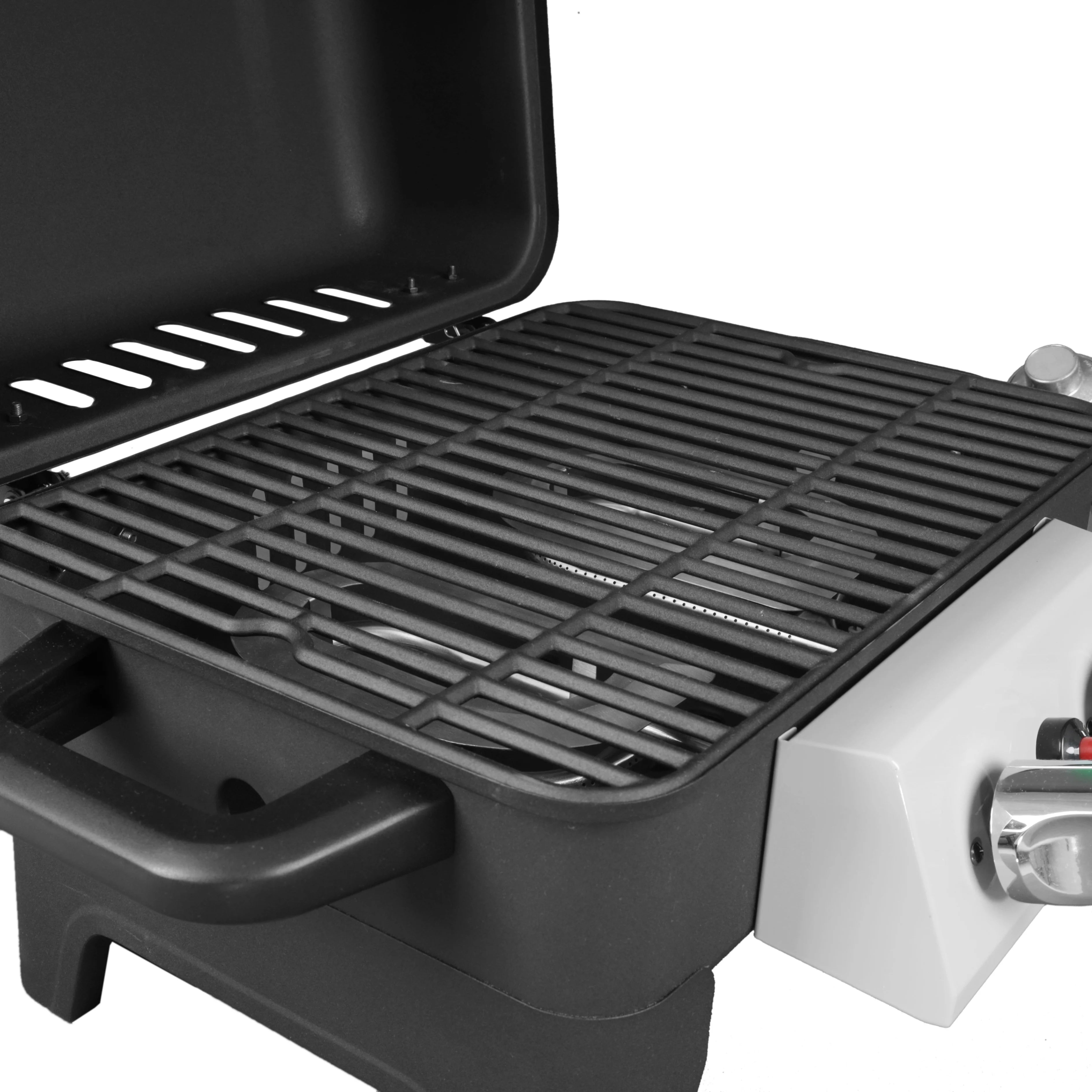Portable Propane Gas Grill, 2 Burner, Black W799