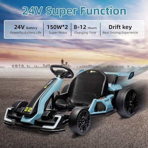 24V Electric Drift Go Kart for Kids with 300W Motor V722565