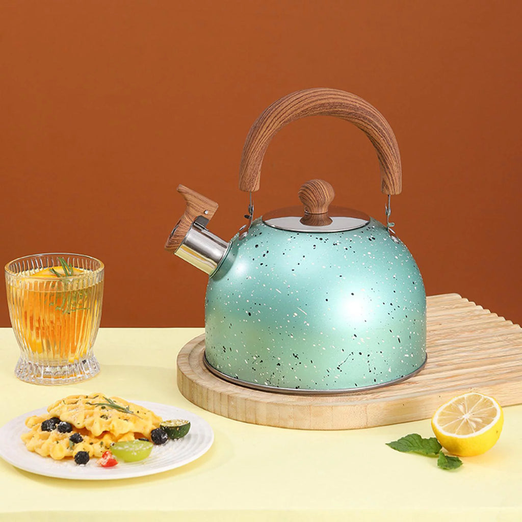 Green Whistling Water Kettle Y589