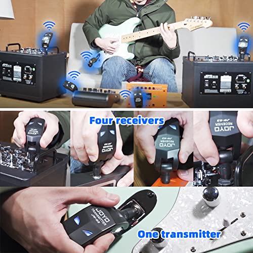 Wireless Guitar System 5.8GHz Transmitter Receiver with Charging Box F42239