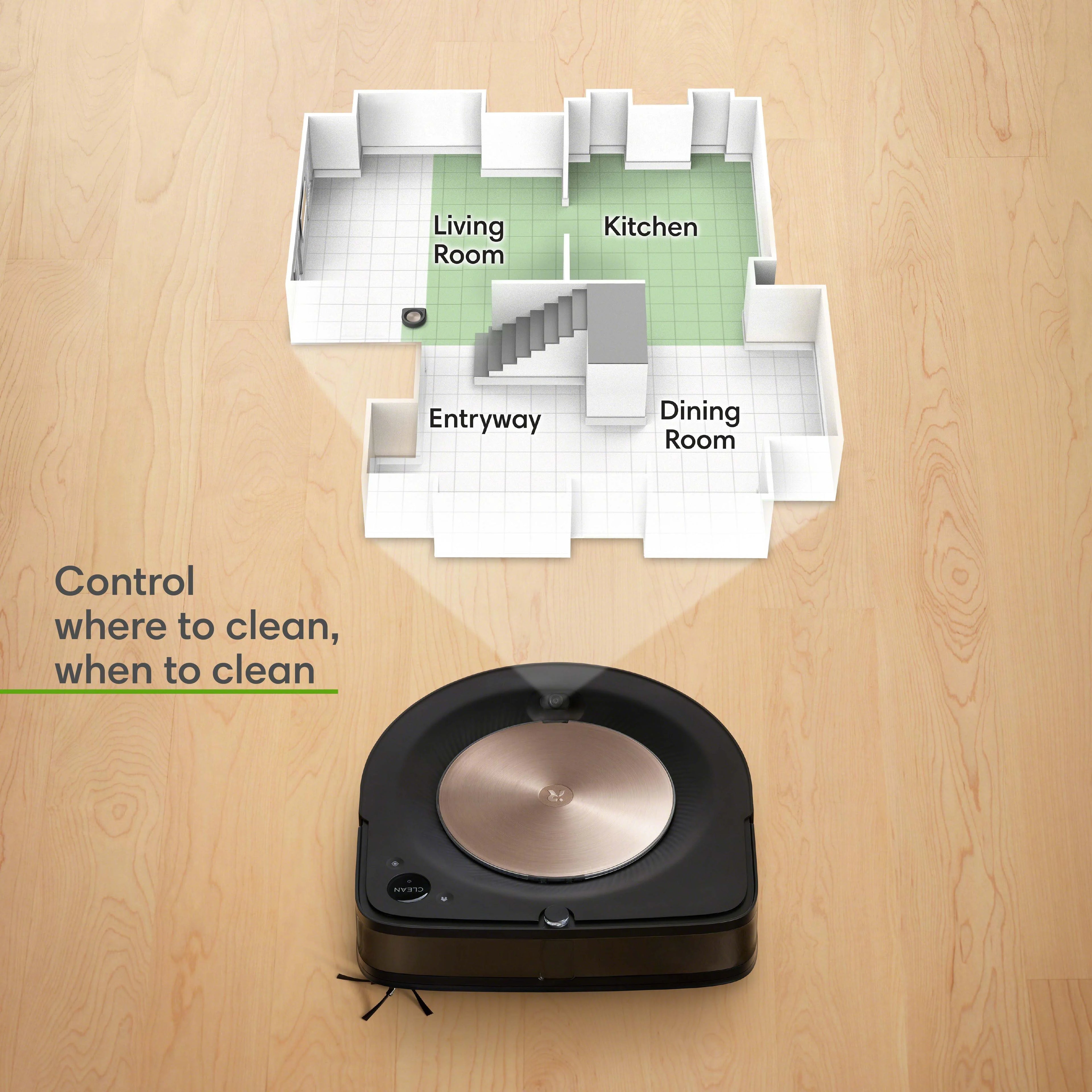 Robot Vacuum with Smart Mapping and Powerful Suction J25898