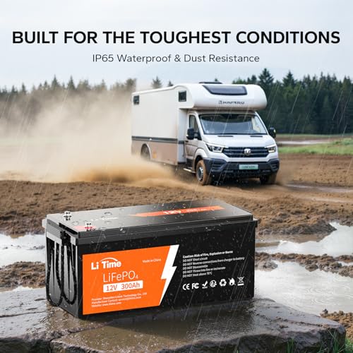 12V 100Ah LiFePO4 Battery Group 31 with Built-in 100A BMS N133