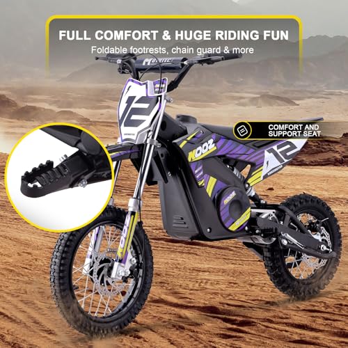 Electric Dirt Bike 36V 1000W Purple I1554