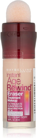 Maybelline New York Instant Age Rewind Eraser Treatment Makeup, Creamy Ivory [120] 0.68 oz - (Pack of 3)