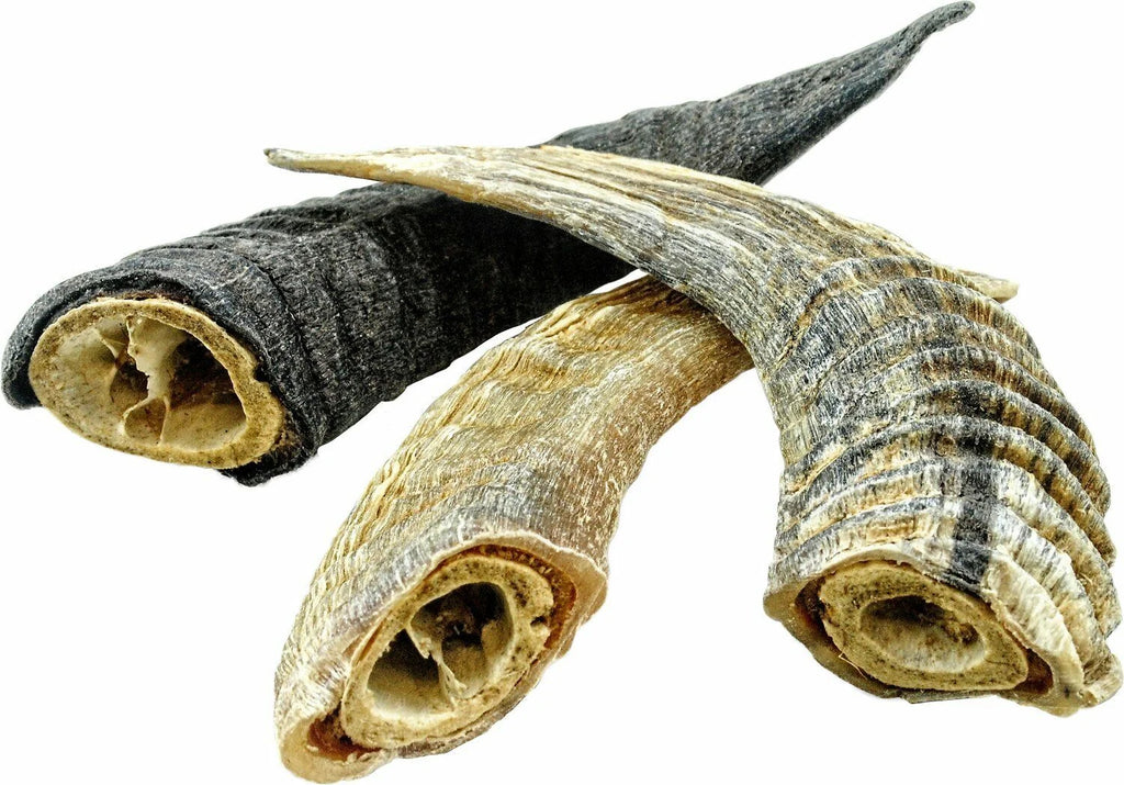 Lamb Horn Dog Chew, Assorted Sizes B91330