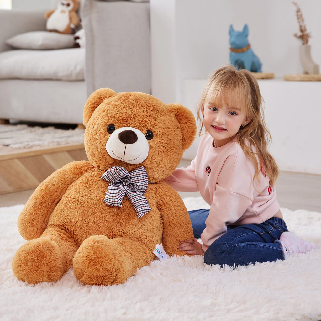Giant Teddy Bear Stuffed Animal Plush Toy, 30 Inch Brown Soft Plush N72817