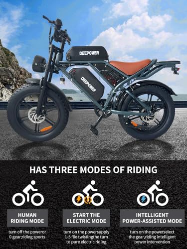Electric Bike for Adults, 1500W Motor, 30 MPH, Fat Tire, 20 Inch V69186
