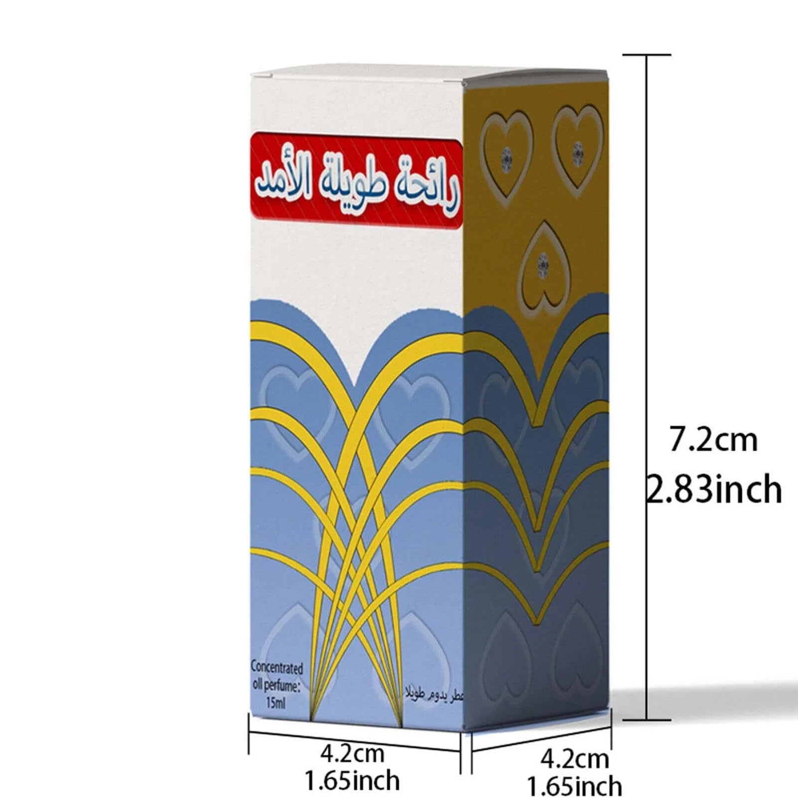 Arabic Eau de Parfum, Concentrated Perfume Oil for Women, Long Lasting (3 pcs) J668594