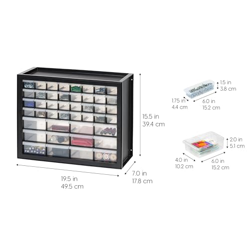 44-Drawer Small Parts Storage Cabinet for Hardware and Craft Supplies I267