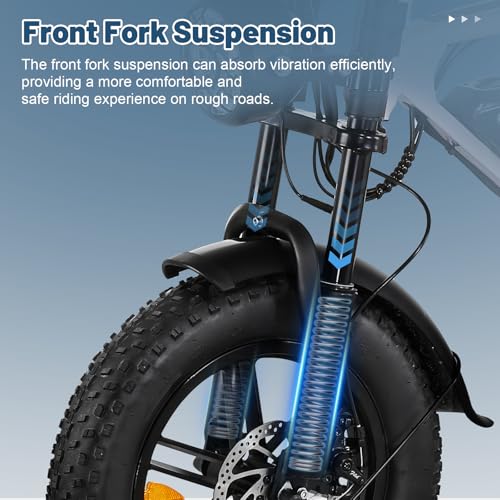 Electric Bike for Adults, 16" Fat Tire, 500W Motor, 20MPH K29448