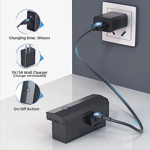 Drone Battery 11.1V 2500mAh with USB Cable for F11 Series Quadcopter X5388