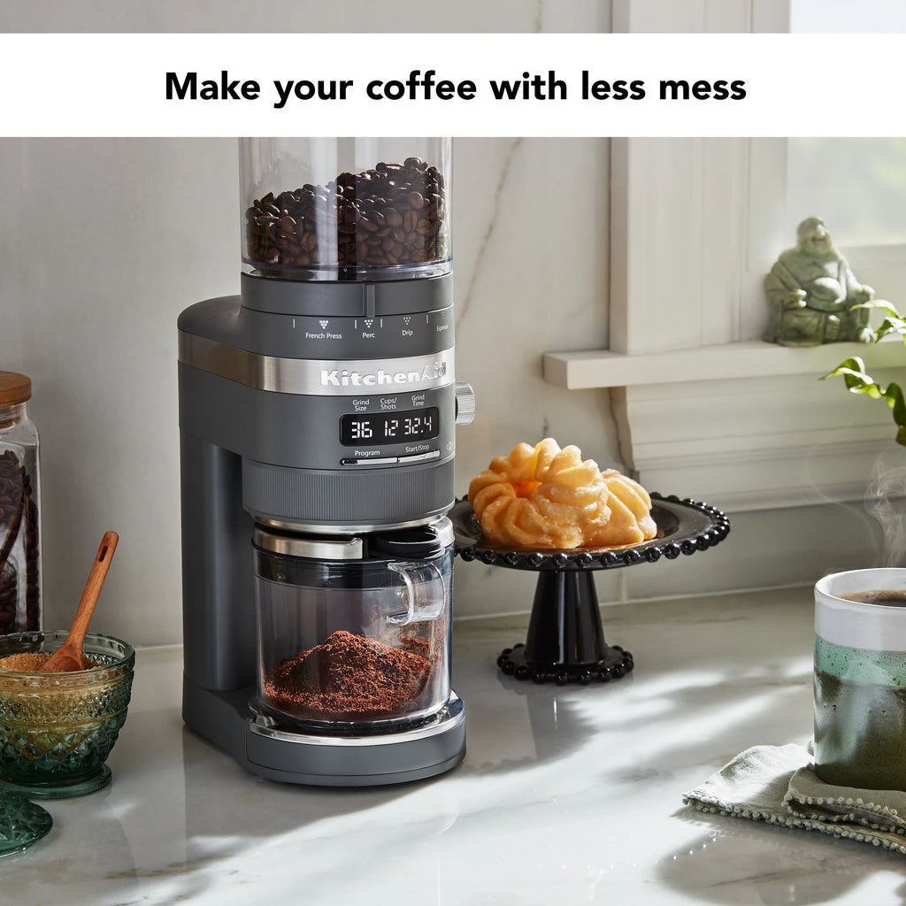 Burr Coffee Grinder, Charcoal Grey N153