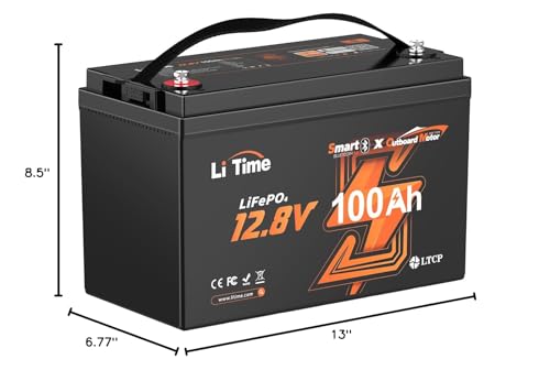 12V 100Ah LiFePO4 Battery Group 31 with Built-in 100A BMS N133