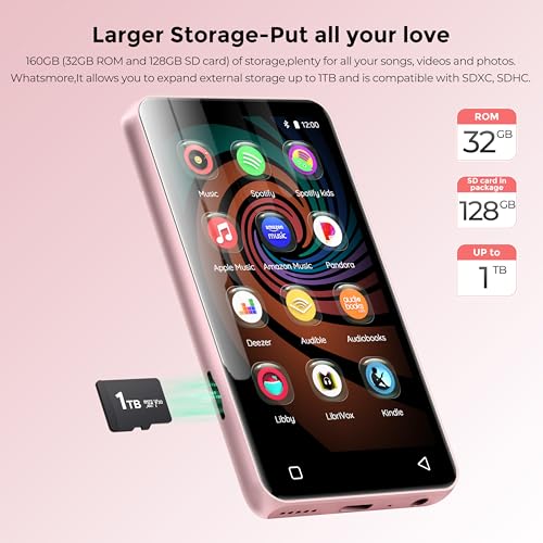 160GB Bluetooth WiFi MP3 Player with 4" Touch Screen W455759