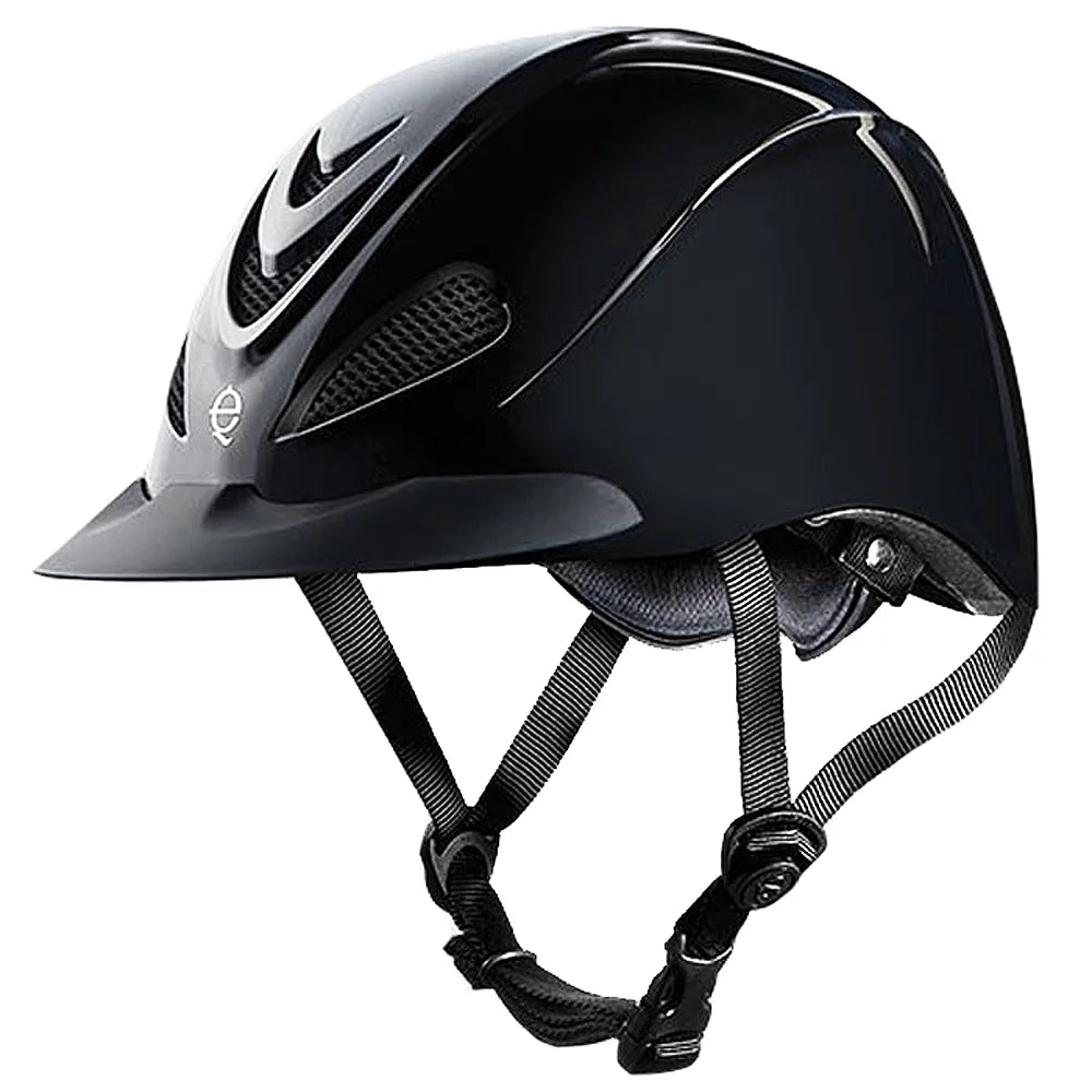 Black Low Profile Schooling Riding Helmet T237932