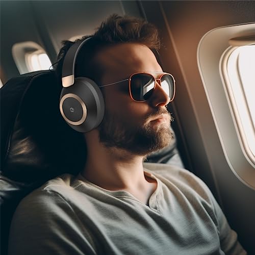 Wireless Over Ear Headphones with Active Noise Cancelling and Microphone Y560932