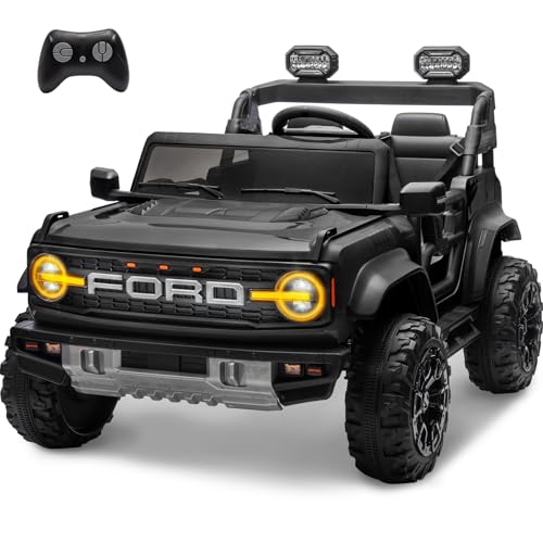 2 Seater Ride On Car for Kids, 24v Electric Truck with Remote Control, Blue O82727