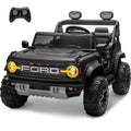 2 Seater Ride On Car for Kids, 24v Electric Truck with Remote Control, Blue O82727