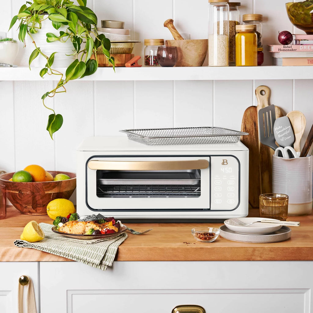 Infrared Air Fry Toaster Oven, 9-Slice, 1800 W, White B97381