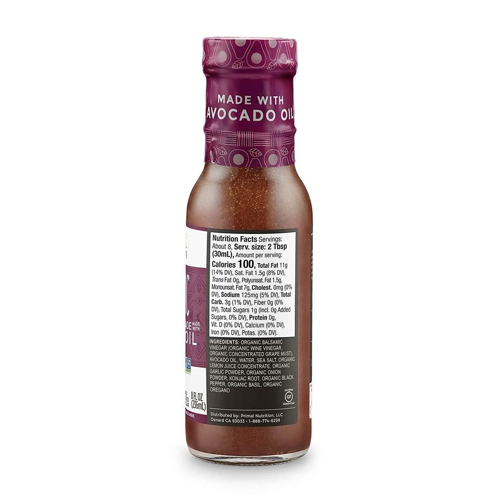 Balsamic Dressing & Marinade with Avocado Oil, 8 fl oz, 2-Pack V42560