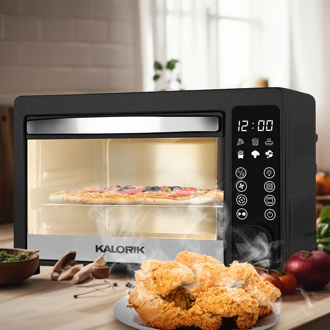 22-Quart Digital Touchscreen Air Fryer Toaster Oven, Black W14494