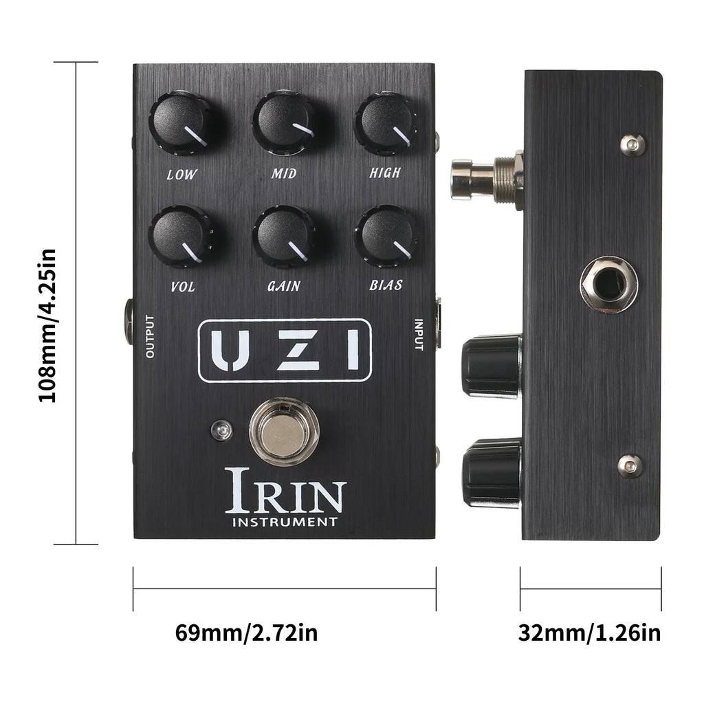 Guitar Distortion Effect Pedal with Cabinet Simulator R294272