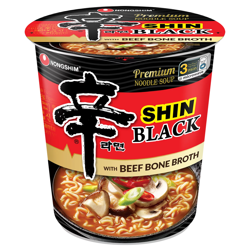 Spicy Beef & Bone Broth Ramyun Noodle Soup Cup, 3.5oz, 6 Count I86212