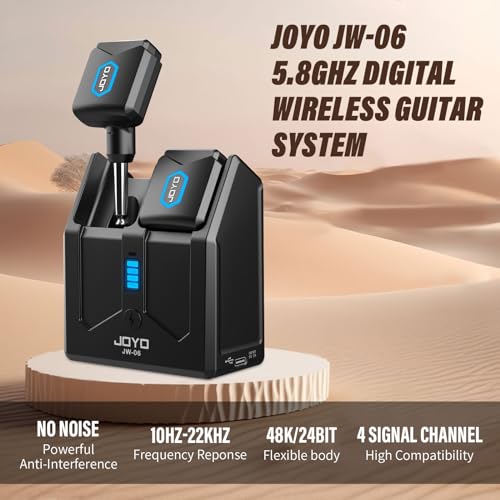 Wireless Guitar System 5.8GHz Transmitter Receiver with Charging Box F42239