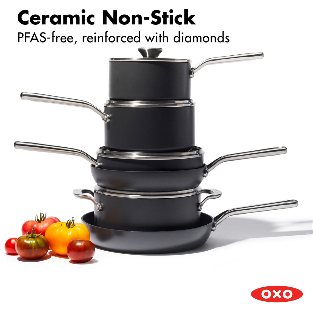 Hard Anodized Nonstick 10-Piece Cookware Set, Induction Compatible U790