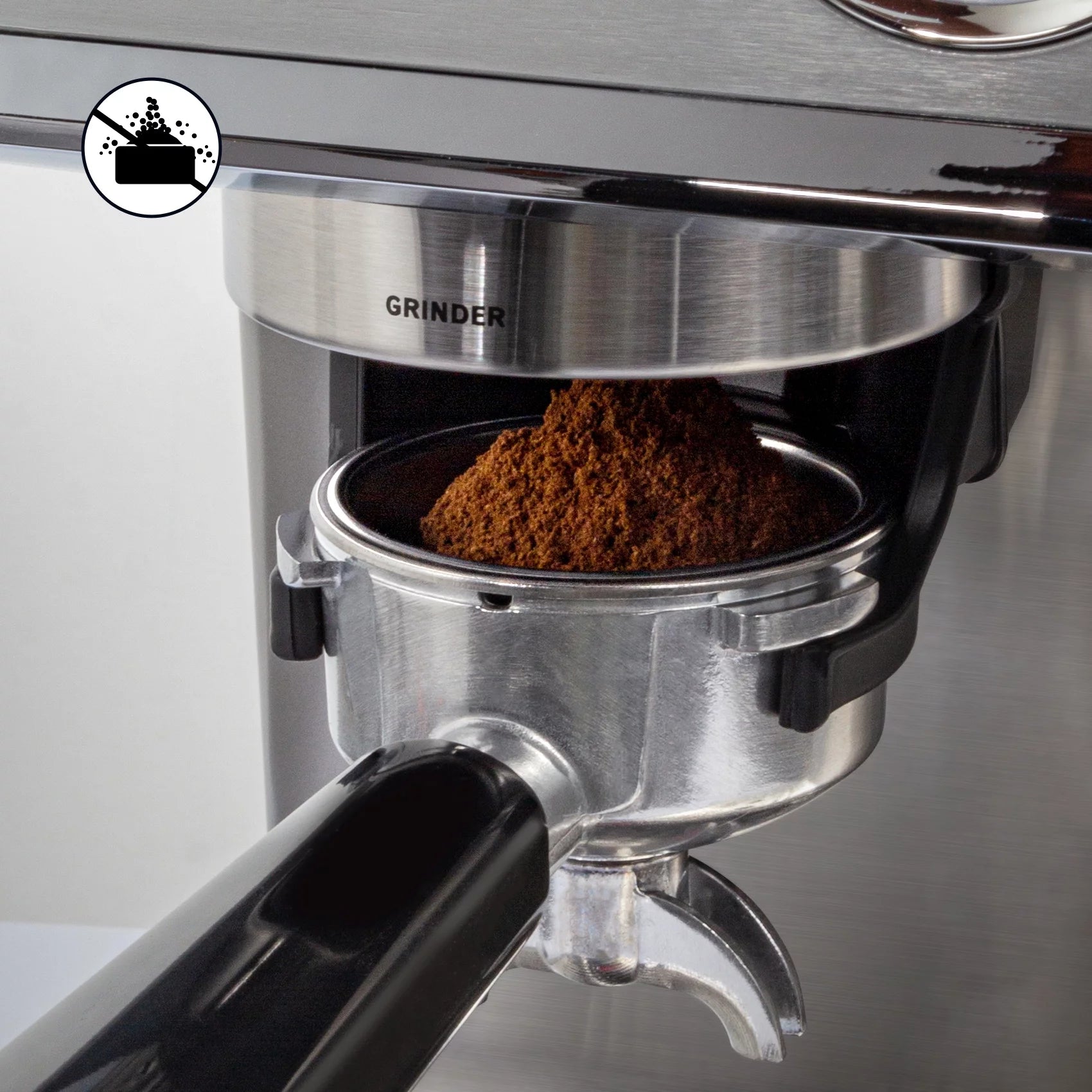 Semi-Automatic Espresso Machine - Silver - 2 Litre Water Tank K743951