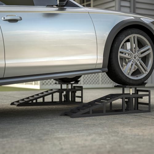 Hydraulic Car Ramps 5 Ton Low Profile Vehicle Lift C11276