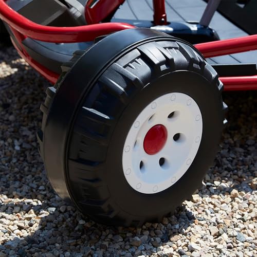 Kids Electric Go-Kart with Adjustable Seat, Rubber Wheels B5495
