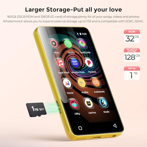 160GB Bluetooth WiFi MP3 Player with 4" Touch Screen W455759