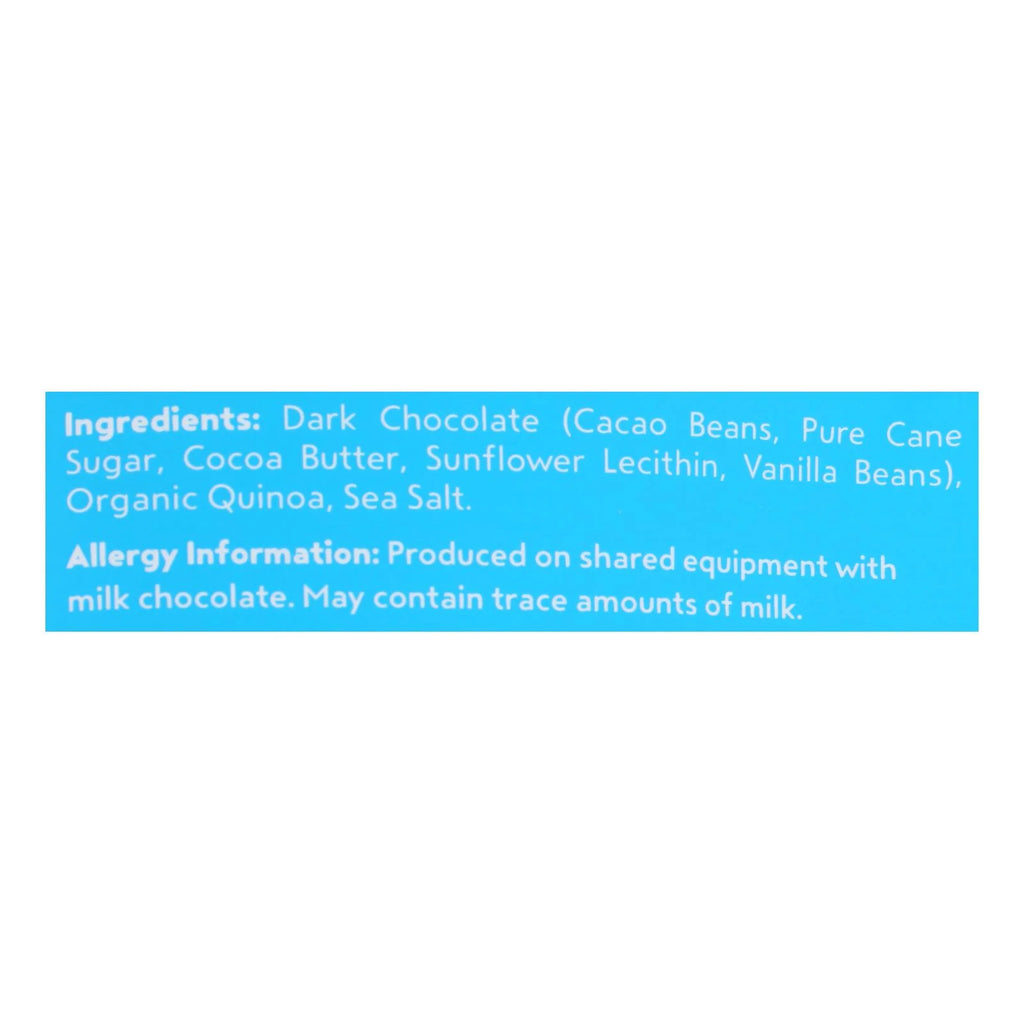 Dark Chocolate Sea Salt Crispy Quinoa Snack W6787