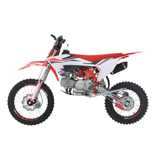 125CC Dirt Bike, 4-Speed Manual Clutch, 17"/14" Tires A8149