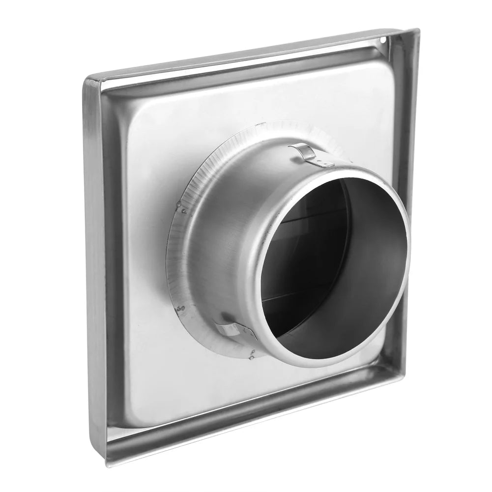 Dryer Vent Cover 100mm Stainless Steel Wall Vent with Moving Flaps M15926