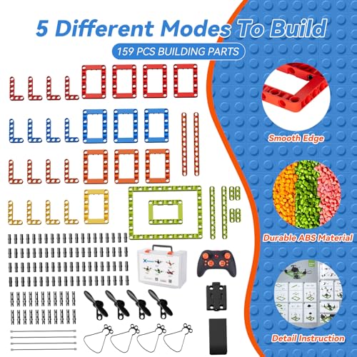 STEM Building Toy Set 159 Pieces for Kids Ages 6-12 G583156