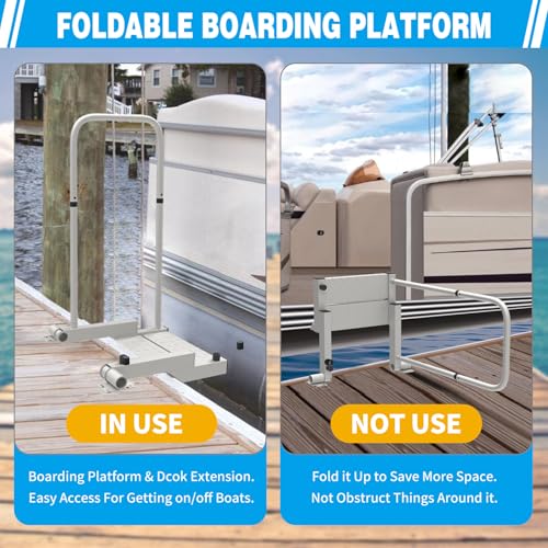 Boat Boarding Platform and Dock Extension Step Up & Down Fixed P430