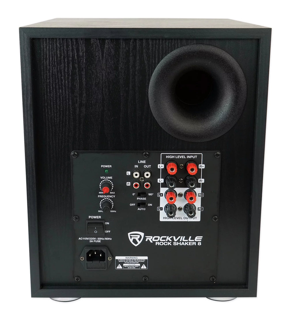 6.5" Black Ceiling Speaker with Bluetooth and Subwoofer B19120
